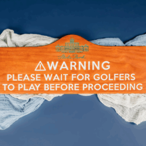 Bespoke warning sign