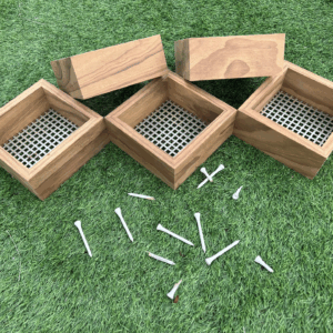 Off the shelf broken tee boxes
